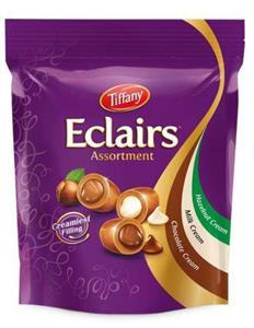 شکلات کاراملی مغزدار ایکلرز تیفانی 550 گرمی Tiffany Eclair Assortment Creamiest Filling