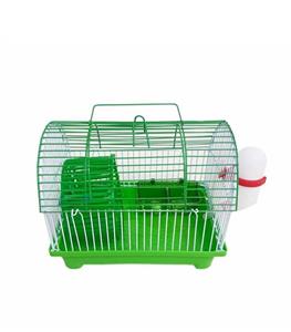 قفس مخصوص همستر همراه با آبخوری و ظرف غذا کد 1.61 