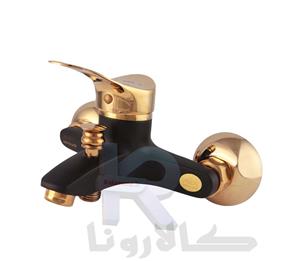 شیر‏ دوش مدل ‎A1Z2‏ مشکی طلایی