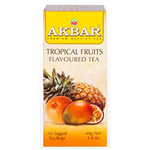 دمنوش اکبر با طعم میوه های گرمسیری 20 عددی Akbar Tropical Fruits Flavored Tea 