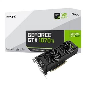 کارت گرافیک پی ان وای مدل GF107IGTXCR8GEPB GTX 1070 Ti Twin Fan با حافظه 8 گیگابایت