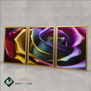 مجموعه تابلو دکوراتیو سه عددی کد C150