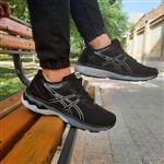 کتونی ورزشی مردانه سایز بزرگ مدل اسیکس کایانو(asics kayanoo)| سایز 44-47| رنگ مشکی| تنفسی| بند دار