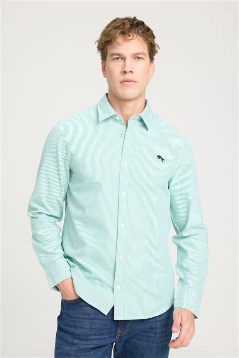 پیراهن مردانه 100 ٪ پنبه مناسب W5A2205580P80 رنگلر Wrangler