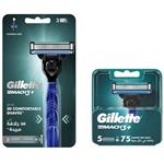 خودتراش ژیلت مدل MACH3 با 5 عدد یدک Gillette