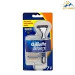 خودتراش ژیلت مدل Blue3 با 7 عدد یدک  Gillette