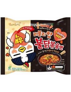 نودل کره ای با طعم مرغ بولداک نیمه تند سامیانگ 140گرمی Samyang Buldak Hot Chicken Flavor Ramen 1/2spicy