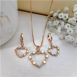 نیم ست طرح قلب و ستاره ژوپینگ کد 200