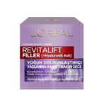 کرم شب ضد چروک لورآل Loreal مدل Revitalift Filler حاوی هیالورونیک اسید حجم ۵۰ میل(تحویل ۱ الی ۲ هفته ای)