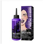 شامپو رنگ بد گرل bad girl رنگ بنفش مدل purple storm حجم 150 میل