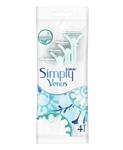 خودتراش زنانه 2 تیغه ژیلت مدل ونوس simply venus بسته 4 عددی