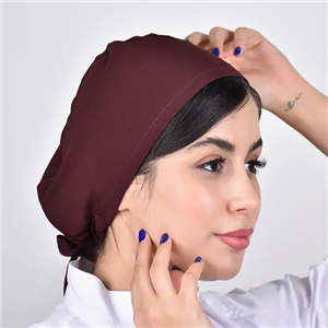 کلاه جراحی ساده زرشکی