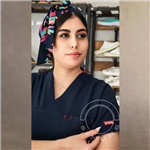 اسکراب شلواربرند سینوهه مدل(U-flex) سورمه ای