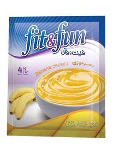 پودر دسر موزی فیت و فان 110 گرم