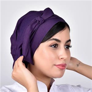کلاه حجاب ساده بنفش یوفلکس