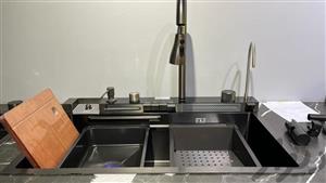 سینک آبشاری و پیانویی وارداتی 5 کلید دلتون