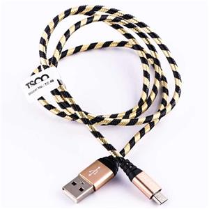 کابل تبدیل USB به microUSB تسکو مدل TC A49 طول 1 متر
