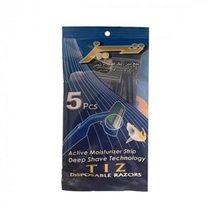 خود تراش تیز مدل Deep Shave بسته 5 عددی