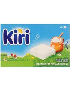پنیر خامه ای نیم چرب 100 گرمی هلندی Kiri Medium Fat Cream Cheese