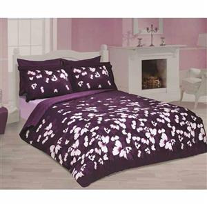 نیم ست ملحفه دو نفره مل رز طرح دیور dior روتاری ساتن