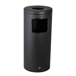 سطل زباله اداری زیر سیگاری 30 لیتر استیل 