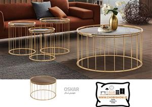 جلومبلی و عسلی فلزی مدل اسکار