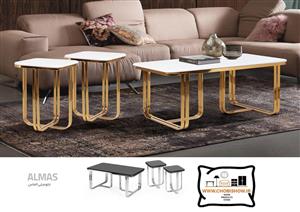 جلومبلی و عسلی فلزی مدل الماس