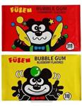 آدامس خرسی بادکنکی با طعم زغال اخته فوزن بزرگ بسته 5 عددی Fusen Bubble Gum Blueberry Flavor 