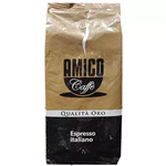 دانه قهوه امیکو کوالیتا اورو اسپرسو ایتالیانو (طلایی) 1 کیلویی Amico Caffe Qualita Oro Espresso Italiano