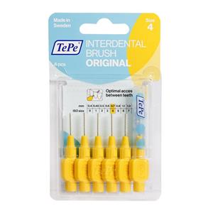 مسواک بین دندانی تپه مدل Orginal سایز 4 بسته 6 عددی Tepe Orginal Interdental Brush Size 4 Pack of 6