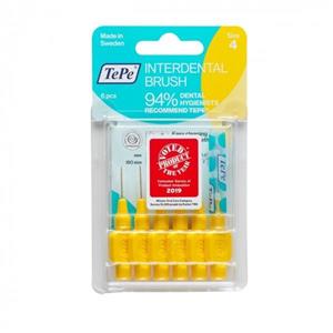 مسواک بین دندانی تپه مدل Orginal سایز 4 بسته 6 عددی Tepe Orginal Interdental Brush Size 4 Pack of 6