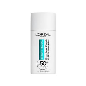 کرم ضد آفتاب حاوی نیاسینامید لورال spf 50 مدل BRIGHT REVEAL حجم 50 میل