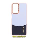 قاب گوشی Redmi Note 11 4G - Redmi Note 11S - Redmi Note 12S شیائومی اورجینال CASE PRO طرح چرمی دورنگ لاکوست LACOSTE سیلیکونی ژله ای یاسی کد 330