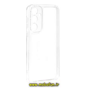 قاب گوشی Galaxy A35 سامسونگ طرح ژله ای شفاف بی رنگ SPACE ایربگ دار محافظ لنز دار کد 19