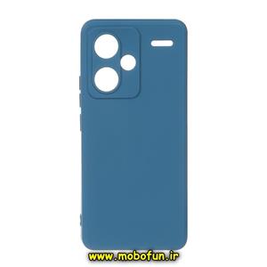 قاب گوشی Redmi Note 13 Pro Plus 5G شیائومی طرح سیلیکونی ژله ای TPU سرمه ای کد 14