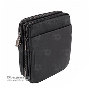 کیف دوشی سه زیپ چرمی جنوا کد G407-5