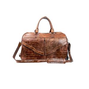 ساک مسافرتی چرخ دار چرم کروکو مدل آندس