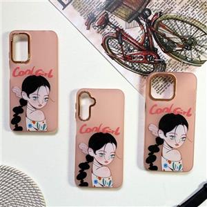 قاب دخترانه طرح Cool Girl نارنجی گوشی آیفون 11 پرو