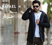 هودی خزدار مردانه  مدل  Rafael (مشکی)