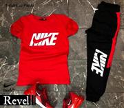 ست تیشرت و شلوار Nike مدل Revel(قرمز)