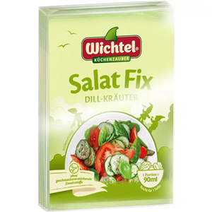 ادویه سالاد ویشتل آلمان با طعم شوید و جعفری بسته 5عددی (50 گرم) Wichtel Salat Fix Dill-Krauter