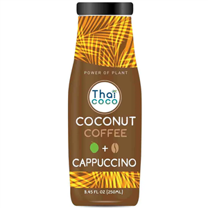 شیر نارگیل و قهوه تای کوکو با طعم کاپوچینو 250 میل Thai Coco Coconut Coffee Cappuccino Flavor 