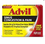 قرص ادویل advil سرماخوردگی و سینوزیت 10 عددی