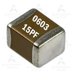 خازن smd سرامیکی 15 پیکو فاراد 50 ولت 0603