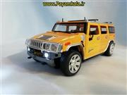 اسباب بازی ماشین هامر متوسط (HUMMER) موزیکال-چراغدار فلزی زرد