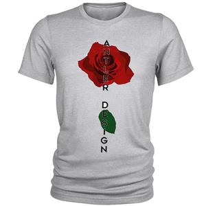 تی شرت مردانه مدل Flower design کد A154 