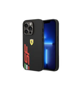 قاب ایفون 14 پرو چرمی sf فراری CG Mobile Leather Case Ferrari Iphone pro 