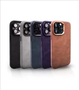 قاب چرمی مگسیف دار مک کوی ایفون 13 ENORMOUS LEATHER MAGSAFE CASE MACCOY IPHONE 13