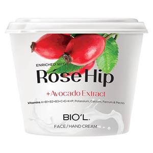 کرم مرطوب کننده دست و صورت بیول حاوی عصاره رز هیپ و آووکادو 250 میل Biol Rose Hip and Avocado Extract Hand And Face Cream