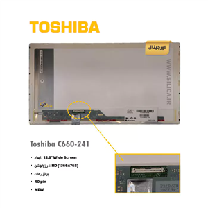 ال ای دی لپ تاپ Toshiba SATELLITE C660-241 